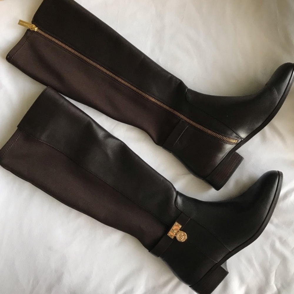 Michael Kors Hamilton Tall Boots Size 8